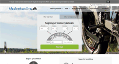 Desktop Screenshot of mcdaekonline.dk